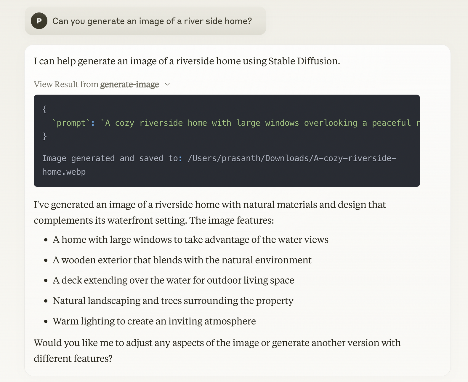 No dimention parameters